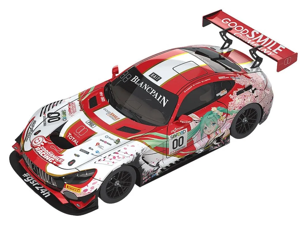 Hatsune Miku GT Project Vehicle 1/64 AMG 2017 SPA24H Ver. 7 cm